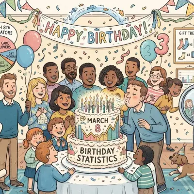March 8 Birthday Statistics