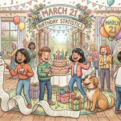 March 21 Birthday Statistics