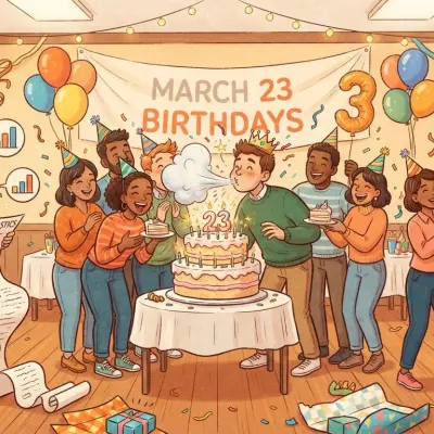 March 23 Birthday Statistics