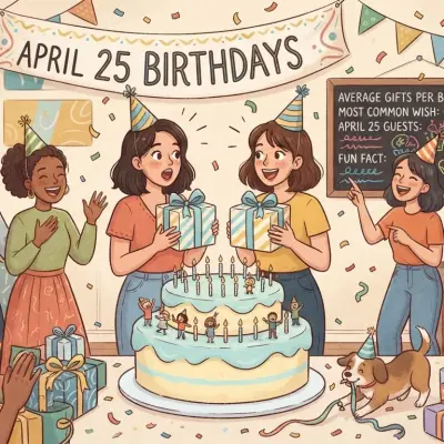 April 25 Birthday Statistics