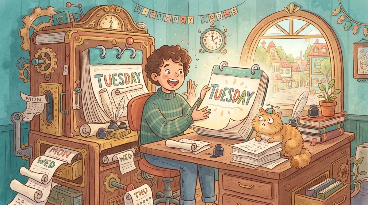 What Day of the Week Was I Born? illustration