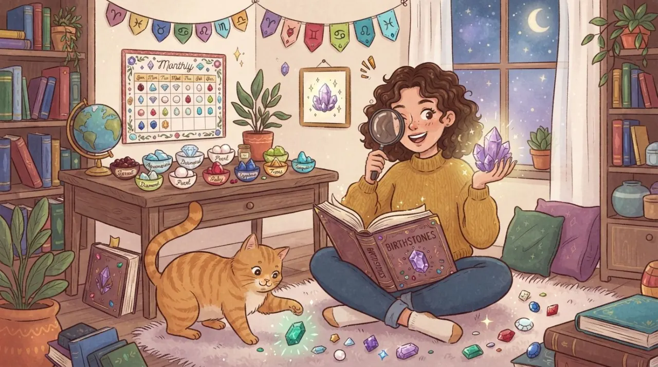 What Is My Birthstone? illustration