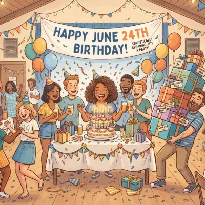 June 24 Birthday Statistics