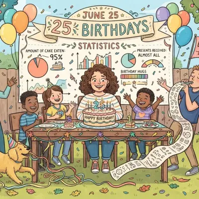 June 25 Birthday Statistics