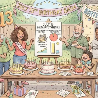 July 13 Birthday Statistics