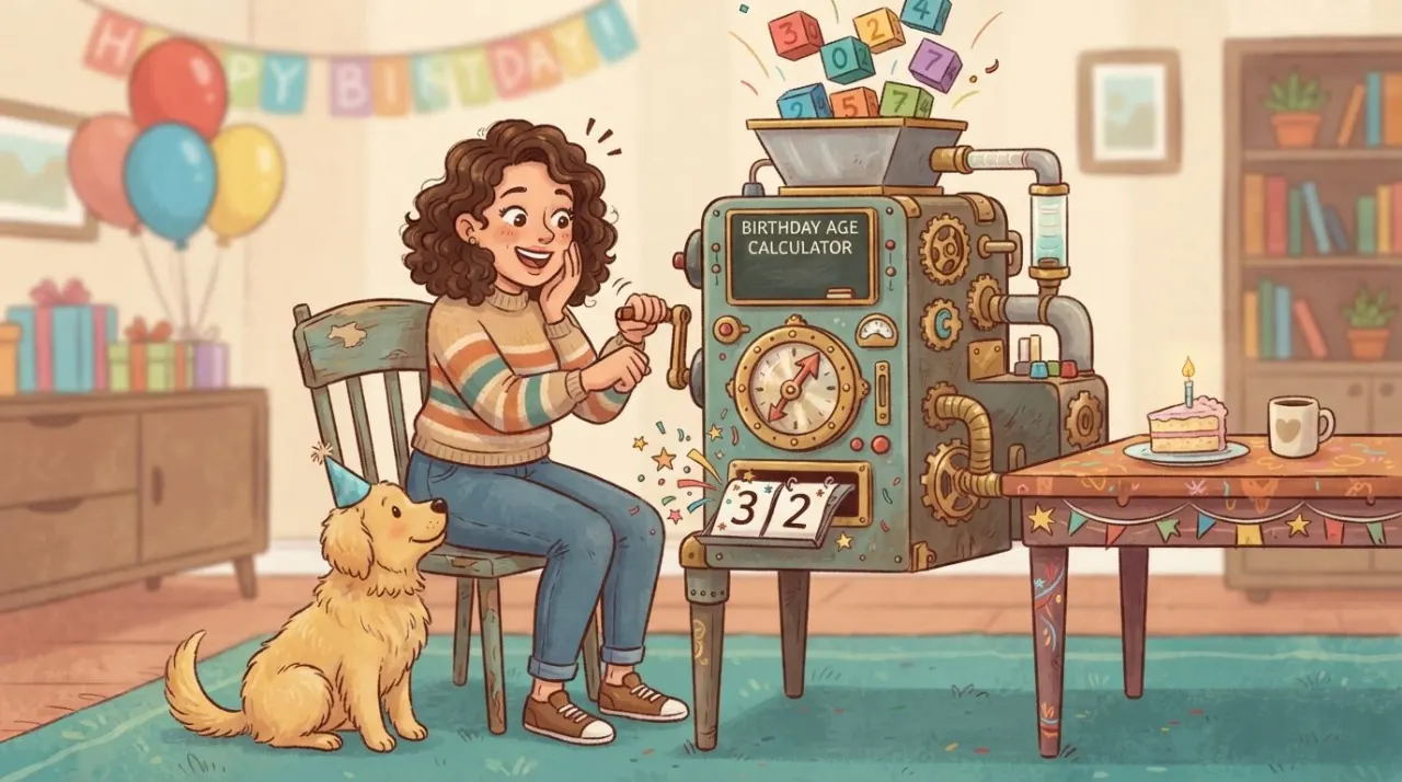 Birthday Age Calculator illustration