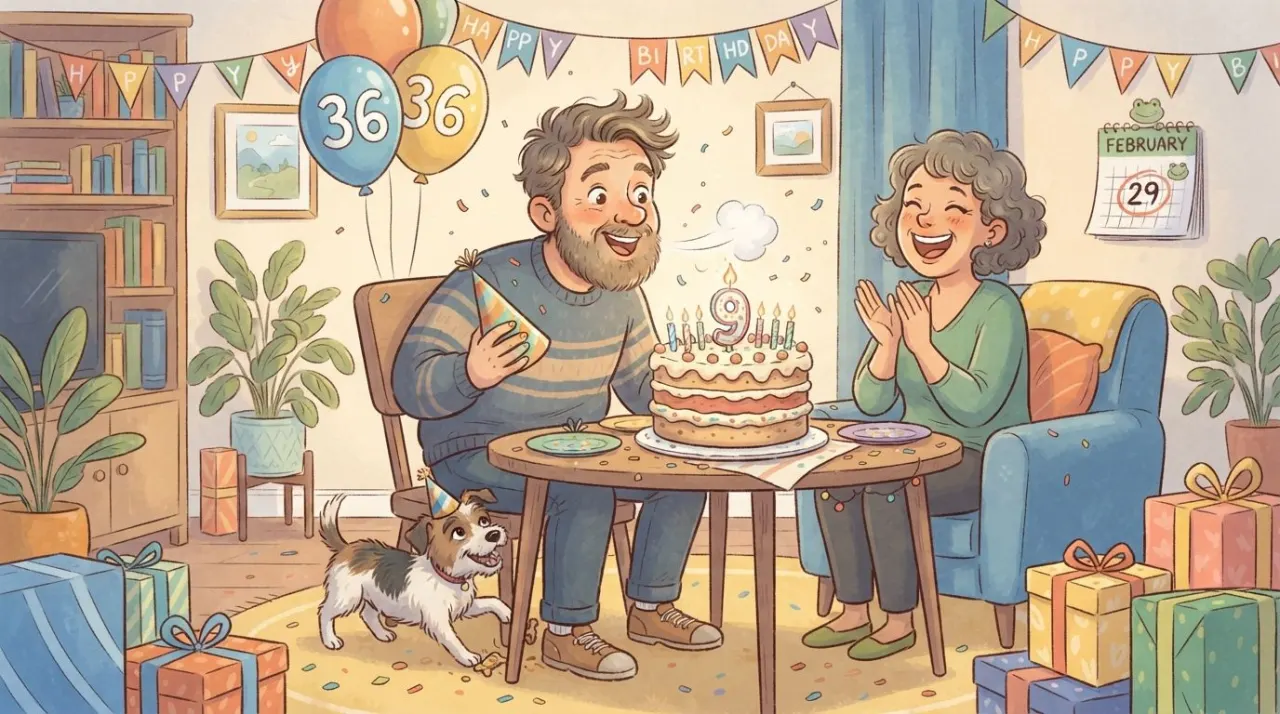 Leap Year Birthday Calculator illustration
