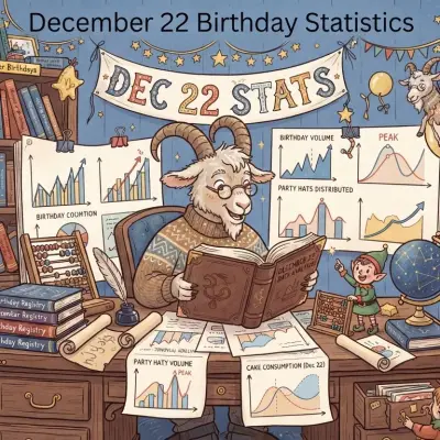 December 22 Birthday Statistics