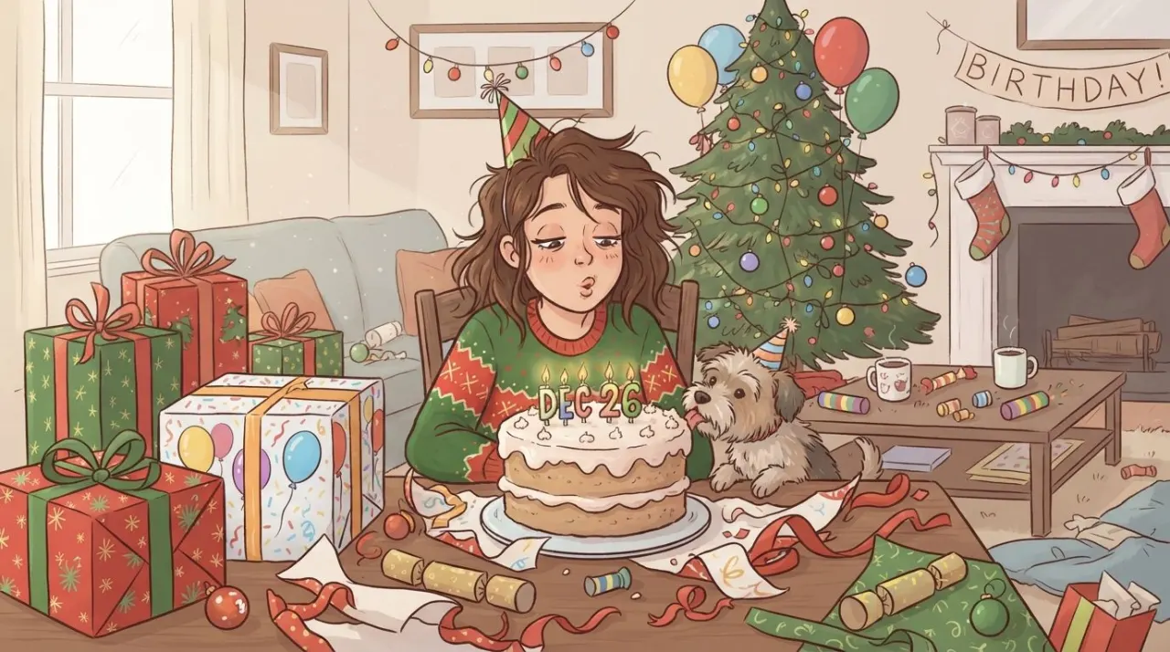 December 26 birthday statistics calendar image