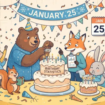 January 25 Birthday Statistics
